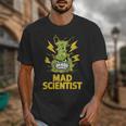 Mad Scientist Kids Youth Adult Science Teacher Chemistry Unisex T-Shirt, Science Teacher Gifts, funny design