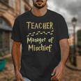 Magical Teacher Manager Of Mischief Birthday Family Party Unisex T-Shirt, funny design Magical Teacher Manager Of Mischief Birthday Family Party Unisex T-Shirt, funny design