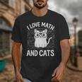 Math And Cats Apparel For Teachers Students Cat Lovers Unisex T-Shirt, funny design Math And Cats Apparel For Teachers Students Cat Lovers Unisex T-Shirt, funny design