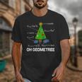 Math Geometry Christmas Tree Geometree Teacher Unisex T-Shirt, funny design Math Geometry Christmas Tree Geometree Teacher Unisex T-Shirt, funny design