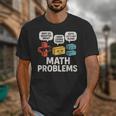 Math Problems Symbols Teacher Back To School Girl Boy Unisex T-Shirt, funny design