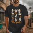 Music Teacher Orchestra Shirt Spooky Halloween Ghost Band Unisex T-Shirt, funny design