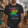 Nerdy Darwin's Finches Evolution Science Biology Teacher Unisex T-Shirt, Science Teacher Gifts, funny design Nerdy Darwin's Finches Evolution Science Biology Teacher Unisex T-Shirt, Science Teacher Gifts, funny design