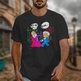 Nerdy Pythagoras Fighting Over C Squared Math Teacher Unisex T-Shirt, funny design Nerdy Pythagoras Fighting Over C Squared Math Teacher Unisex T-Shirt, funny design