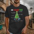 Oh Geometree Christmas Tree Geometry Math Teacher Unisex T-Shirt, funny design