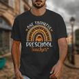 One Thankful Preschool Teacher Thanksgiving Rainbow Unisex T-Shirt, funny design One Thankful Preschool Teacher Thanksgiving Rainbow Unisex T-Shirt, funny design