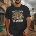 One Thankful Teacher Cute Thanksgiving Turkey School Unisex T-Shirt, funny design One Thankful Teacher Cute Thanksgiving Turkey School Unisex T-Shirt, funny design