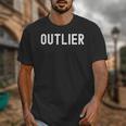 Outlier Statistics Teacher Statistics Data Science Men Women Kids Unisex T-Shirt, Science Teacher Gifts, funny design