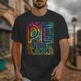 PE Teacher Phys Ed Tie Dye Physical Education Appreciation Unisex T-Shirt, Pe Teacher Gifts, funny design