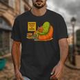 Pickle Reading Books Bookworm Teacher Librarian Kids Retro Unisex T-Shirt, funny design Pickle Reading Books Bookworm Teacher Librarian Kids Retro Unisex T-Shirt, funny design