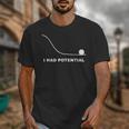 I Had Potential Physics Science Physics Teachers Students Unisex T-Shirt, Science Teacher Gifts, funny design I Had Potential Physics Science Physics Teachers Students Unisex T-Shirt, Science Teacher Gifts, funny design