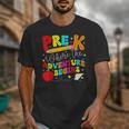 Pre-k Where The Adventure Begins First Day Of Prek Teacher Unisex T-Shirt, funny design