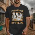 Preschool Boo Crew Halloween Teacher Ghost Costume Matching Unisex T-Shirt, funny design Preschool Boo Crew Halloween Teacher Ghost Costume Matching Unisex T-Shirt, funny design