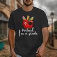 Pretend I'm A Pirate Teacher Apple Talk Like A Pirate Day Men Women Kids Unisex T-Shirt, funny design
