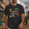 Progress Over Perfection Caterpillar Teacher Back To School Unisex T-Shirt, funny design Progress Over Perfection Caterpillar Teacher Back To School Unisex T-Shirt, funny design