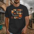 Pumpkin Spice Autumn Leaves IEPS Sped Teacher Fall Unisex T-Shirt, funny design Pumpkin Spice Autumn Leaves IEPS Sped Teacher Fall Unisex T-Shirt, funny design