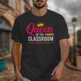 Queen Of The Classroom Teacher Unisex T-Shirt, funny design