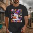 Read More Books Ghost Reading Book Teacher Halloween Unisex T-Shirt, funny design Read More Books Ghost Reading Book Teacher Halloween Unisex T-Shirt, funny design