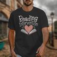 Reading Intervention Teacher Unisex T-Shirt, funny design Reading Intervention Teacher Unisex T-Shirt, funny design