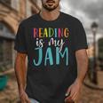 Reading Is My Jam Back To School Teacher Unisex T-Shirt, funny design Reading Is My Jam Back To School Teacher Unisex T-Shirt, funny design