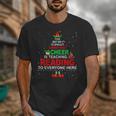 Reading Teacher Christmas Shirt Elf Christmas Cheer For Men Women Unisex T-Shirt, funny design