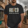Retro Abcd Teacher Novelty Back To School Teacher Unisex T-Shirt, funny design