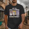 Retro Are You Fall O Ween Directions Teacher Halloween Ghost Unisex T-Shirt, funny design