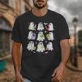 Retro Halloween Science Teacher Ghost Laboratory Teacher Unisex T-Shirt, Science Teacher Gifts, funny design