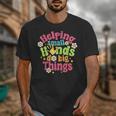 Retro Helping Small Hands Do Big Things Teacher Appreciation For Men Women Unisex T-Shirt, funny design Retro Helping Small Hands Do Big Things Teacher Appreciation For Men Women Unisex T-Shirt, funny design