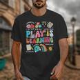 Retro Play Is Learning Kindergarten Teacher Team Women Unisex T-Shirt, funny design