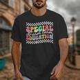 Retro Special Education Squad Groovy Dream Team SPED Teacher Unisex T-Shirt, Groovy Teacher Gifts, funny design Retro Special Education Squad Groovy Dream Team SPED Teacher Unisex T-Shirt, Groovy Teacher Gifts, funny design