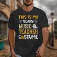This Is My Scary Music Teacher Halloween Costumes Pajama Unisex T-Shirt, funny design This Is My Scary Music Teacher Halloween Costumes Pajama Unisex T-Shirt, funny design