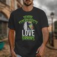 School Psychologists Love Brains Halloween Teacher Counselor Unisex T-Shirt, funny design School Psychologists Love Brains Halloween Teacher Counselor Unisex T-Shirt, funny design