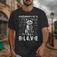 Schrodinger's Cat Dead And Alive Physics Teacher Unisex T-Shirt, funny design Schrodinger's Cat Dead And Alive Physics Teacher Unisex T-Shirt, funny design