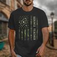 Science Teacher Camo American Flag Back To School Unisex T-Shirt, Science Teacher Gifts, funny design