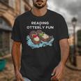 Sea Otter Book Reading Shirt For Bookworm Teachers Unisex T-Shirt, funny design