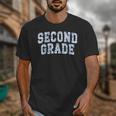 Second Grade Floral Blue Back To School 2nd Grade Teacher Unisex T-Shirt, 2nd Grade Teacher Gifts, funny design Second Grade Floral Blue Back To School 2nd Grade Teacher Unisex T-Shirt, 2nd Grade Teacher Gifts, funny design