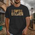 I SMELL CHILDREN Halloween Teacher Classroom I Teach Unisex T-Shirt, funny design