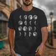 Space Science Student Teacher Leonard Moon Phases Men Women Kids Unisex T-Shirt, Science Teacher Gifts, funny design