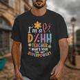 Special Education ASL Teacher Superpower DHH Teacher Unisex T-Shirt, funny design Special Education ASL Teacher Superpower DHH Teacher Unisex T-Shirt, funny design
