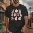 SPED Teacher Halloween Spooky Special Education Team Men Women Kids Unisex T-Shirt, funny design SPED Teacher Halloween Spooky Special Education Team Men Women Kids Unisex T-Shirt, funny design