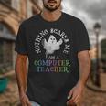 This Is My Spooky COMPUTER TEACHER Costume Don't Scare Me Unisex T-Shirt, funny design This Is My Spooky COMPUTER TEACHER Costume Don't Scare Me Unisex T-Shirt, funny design