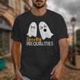 Spooky Ghost Inequalities Halloween Math Teacher Unisex T-Shirt, funny design Spooky Ghost Inequalities Halloween Math Teacher Unisex T-Shirt, funny design