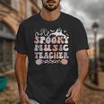 Spooky Music Teacher Halloween Music Teaching Men Women Unisex T-Shirt, funny design Spooky Music Teacher Halloween Music Teaching Men Women Unisex T-Shirt, funny design