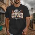 Spooky SPED Squad Special Education Teacher Halloween Ghost Unisex T-Shirt, funny design Spooky SPED Squad Special Education Teacher Halloween Ghost Unisex T-Shirt, funny design