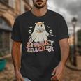 Spooky Teacher Groovy Retro Ghost Teacher Halloween 2023 For Men Women Kids Unisex T-Shirt, Groovy Teacher Gifts, funny design Spooky Teacher Groovy Retro Ghost Teacher Halloween 2023 For Men Women Kids Unisex T-Shirt, Groovy Teacher Gifts, funny design