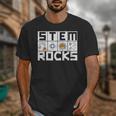 STEM Rocks Science Technology Engineering Math STEM Teacher Unisex T-Shirt, Science Teacher Gifts, funny design STEM Rocks Science Technology Engineering Math STEM Teacher Unisex T-Shirt, Science Teacher Gifts, funny design