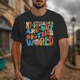 My Students Are Out Of This World Space Groovy Teacher Unisex T-Shirt, Groovy Teacher Gifts, funny design My Students Are Out Of This World Space Groovy Teacher Unisex T-Shirt, Groovy Teacher Gifts, funny design