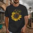 Sunflower Puzzle Pieces Autism Awareness For Mom Teacher For Women Unisex T-Shirt, Couple Gifts, funny design