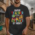 Super Teacher By Day Super Tired By Night Unisex T-Shirt, Super Teacher Gifts, funny design